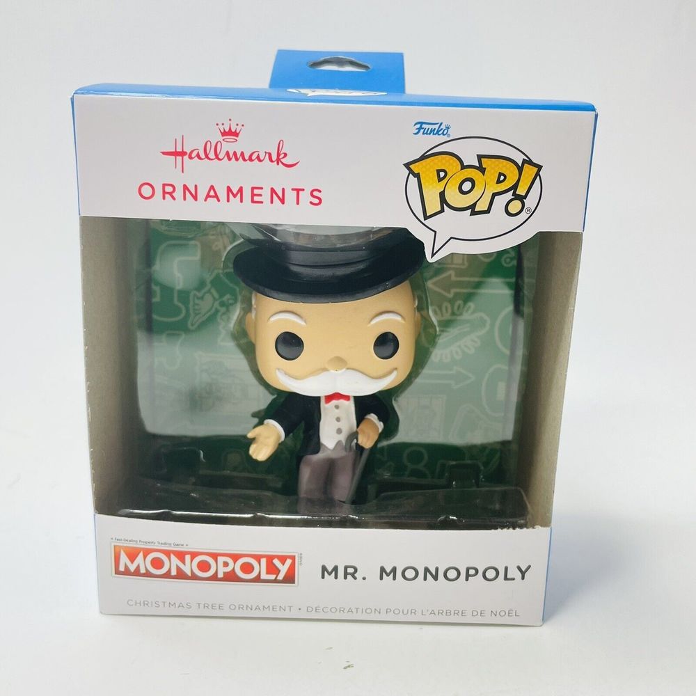 Hallmark Funko Pop Christmas Ornament Mr. Monopoly Walmart Exclusive